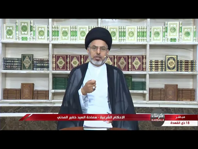 ⁣السيد خضير المدني _ هل يجب الخمس في السلفه الغير مستلمه ؟
