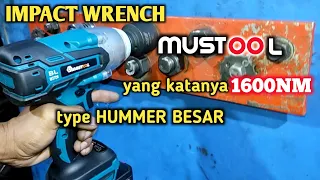 Download TEST THE POWER OF THE IMPACT WRENCH MUSTOOL 1600NM ADVERTISING !! MP3