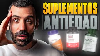 REDUCE tu EDAD biológica y retrasa el ENVEJECIMIENTO con estos SUPLEMENTOS!