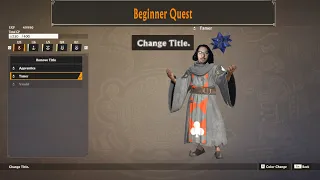 How to bestow lvl 1 Title - Warlander