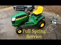 John Deere D140 - Riding Mower Spring Service