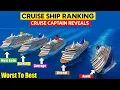 Lagu Cruise Captain onthult de cruiselijnen gerangschikt van SLECHTSTE tot BESTE (editie 2025)