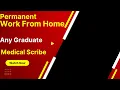 Permanent Work From Home Jobs Nuance Medical Scribe Latest Jobs Job Vacancy ThatsUpload