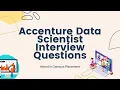 Accenture Data Scientist Interview Questions Questions asked in Accenture Data Science interview