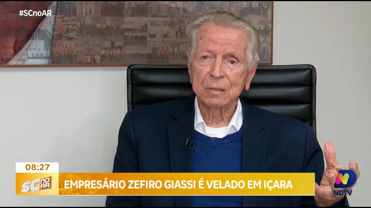 Morre o empresário Zefiro Giassi, fundador do Grupo Giassi, aos 90 Anos