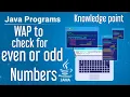 Java program for find even or odd Number How to Check Even odd Number in java