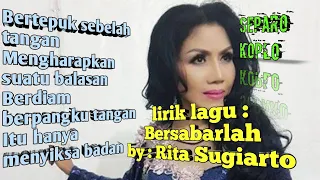 Download Dangdut koplo//Bersabarlah - Rita Sugiarto karaoke cover pa700 MP3