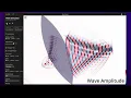 Tilted Lens - Wave Simulation