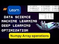 Numpy Arrays Operations Essential Guide to Scientific Computing with Python