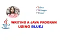 Running a java program using BlueJ