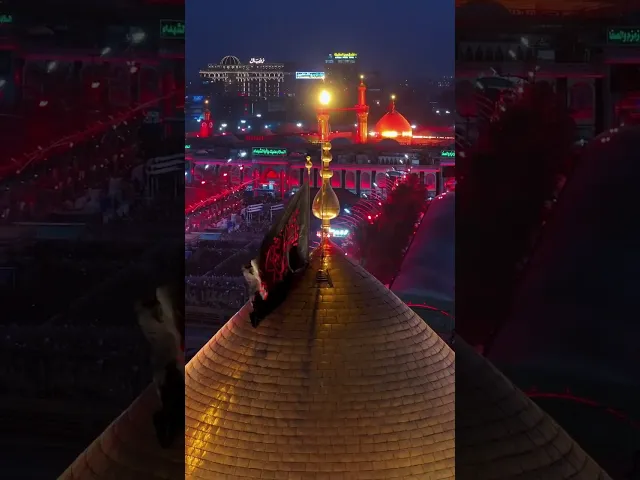 ⁣معجزة الصوت الكربلائي مع مشهد راية ابا الفضل العباس (ع)