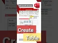 Create New Table in Access How to Create Microsoft Access Tutorial