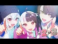 Download Lagu １・２・３ ￤ covered by 葉加瀬冬雪 × 夜見れな × 加賀美ハヤト