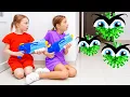 Kids Defeat Germs and Learn Hygiene Rules and Healthy Habits