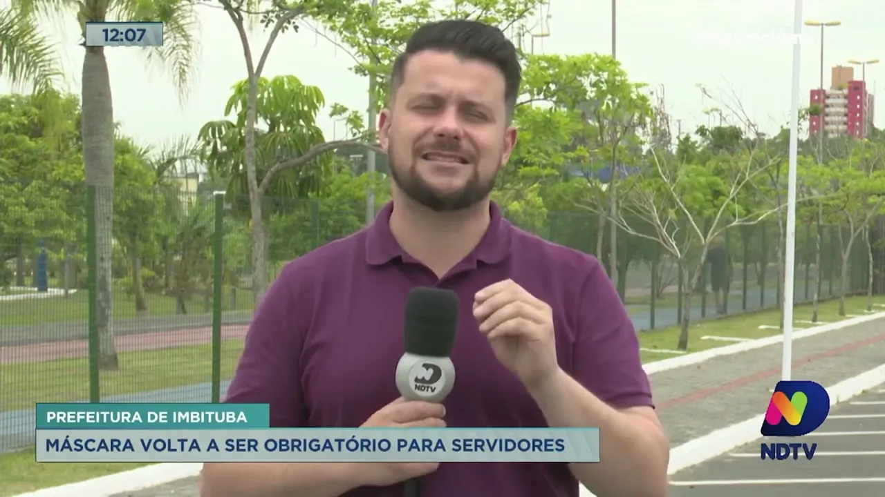 Máscara volta a ser obrigatória para servidores prefeitura de Imbituba
