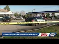 Police investigating after person found stabbed in stomach at Manchester gas station