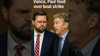 Vance Paul feud over boat strike US Briefing Daily