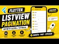 FLUTTER ANDROID LIST VIEW PAGINATION TUTORIAL
