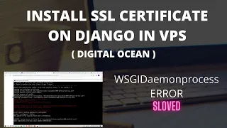 Install SSL on Django in Vps Digital Ocean SSL for HTTPS Django Web Development