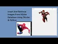Python Tkinter Image Insert And Retrieve From SQLite