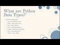 Python interview questions for junior roles