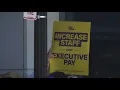 Hundreds of healthcare workers picketing at Sutter Medical Center in Sacramento