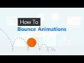 After Effects Tutorial How to make easy bounce animations BEGINNER