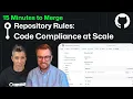 Repository Rules Code Compliance at Scale