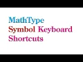 Mathtype Keyboard Shortcut Keys Keyboard Shortcuts Mathtype Shortcuts