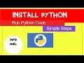 How To Install Python On Windows Simple Steps To Install Python Infoanil