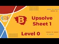 B Sibling Level 0 2025 - Upsolve Sheet 1 Data Types Conditions