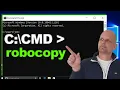 ROBOCOPY COMMAND IN CMD COMMAND PROMPT TUTORIAL