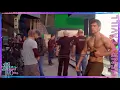 Henry Cavill Immortals Exercising on set