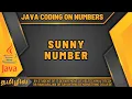 SUNNY NUMBER USING JAVA IN TAMIL