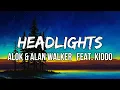 Download Lagu Alok \u0026 Alan Walker - Headlights (Lyrics) feat. KIDDO | Oh, oh, I'm gonna use every heartbeat
