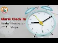 How to create an alarm clock in Adobe illustrator