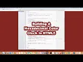 Building a Hexadecimal Color Clock in HTML5 with JavaScript