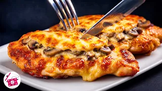 ПОСЛЕ ЭТОГО УЖИНА ПОСУДУ МЫТЬ НЕ ПРИДЁТСЯ! 😂 КУРИЦА с ГРИБАМИ — ТАЕТ ВО РТУ! 🔥