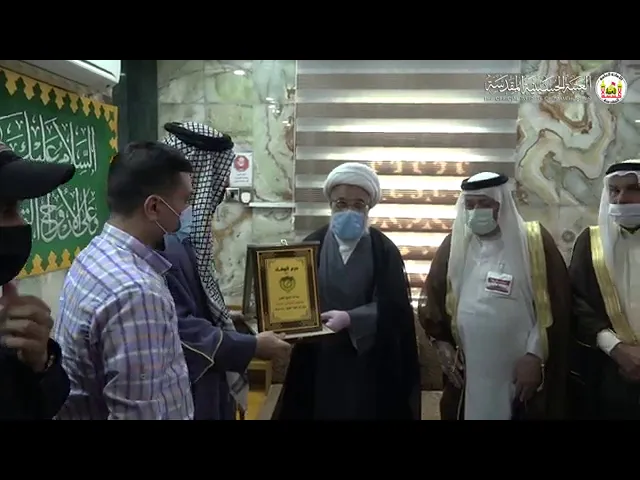 ⁣تلبية استغاثة من العتبة الحسينية إلى قبائل من محافظة الموصل الحبيبة.