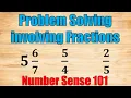 Problem Solving involving Fractions