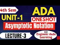 Asymptotic Notation Full One Shot ADA Unit 1 Lecture 3 Big O Theta Omega Engineerdude-g6m