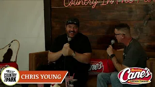 Chris Young Backstage Interview at Country in the Park 2026