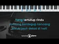 Setangkai Bunga - Caffeine | KARAOKE PIANO - FEMALE