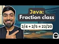 Java Program to Create Fraction Class
