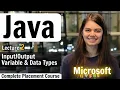 Variables and in Java for Placement Exams Lecture 2