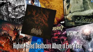 Highest Rated Deathcore Album of Every Year RYM