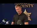 Tuscaloosa County Sheriff s Office news conference on deadly shooting involving deputy in Vance