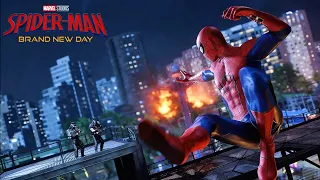 Spider-Man Brand New Day Saves Everyone Scene - Marvel's Spider-Man 2 (4K 60FPS)