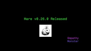 Hare v0 26 0 Released DragonflyBSD Support plus more