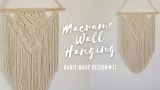 How To Make Macrame Wall Hanging 11 Simple Wall Hanging Tutorial DIY Wall Hanging Habit Made